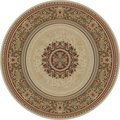 Concord Global Trading Concord Global 65229 7 ft. 10 in. Ankara Chateau - Round; Ivory 65229